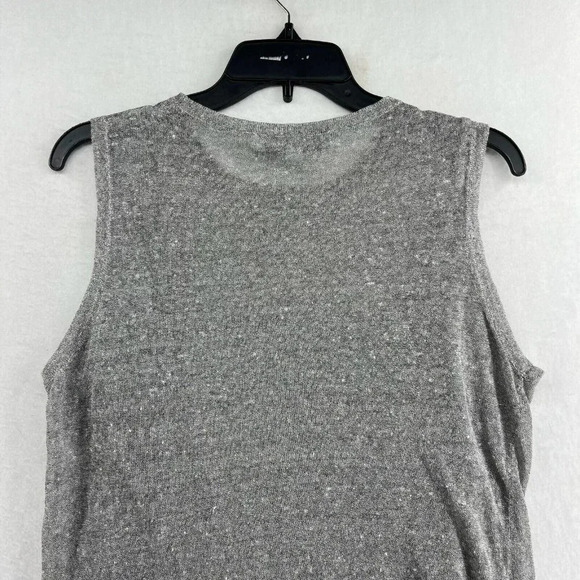 Callahan Slip Dress Womens Sz XS Gray Tank Crew Neck Wide Strap Pocket Stretch - Picture 8 of 12